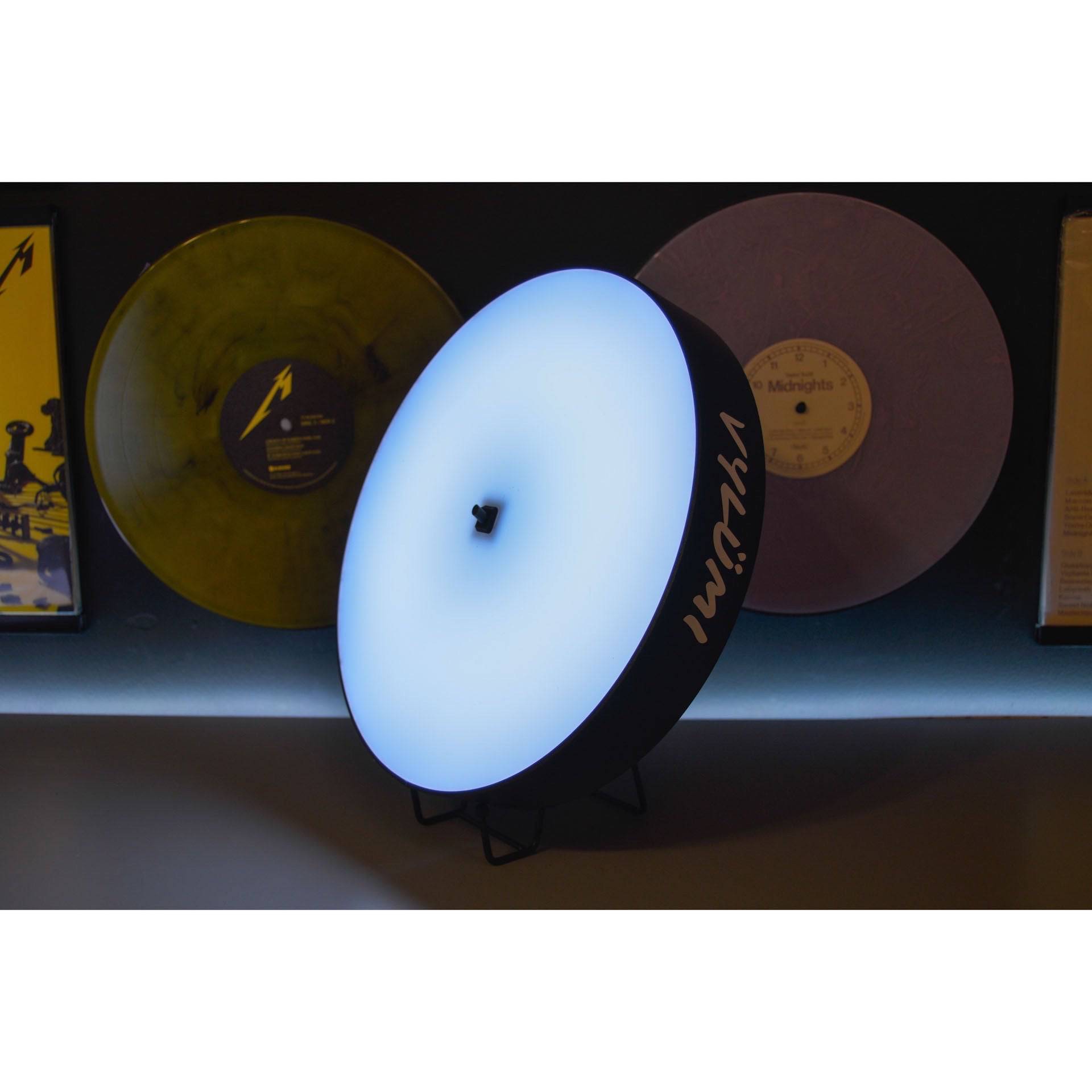 Vylumi Interactive Vinyl Record Display and Vinyl Record Light 